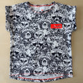 Süßes Handmade-Kinder-Shirt mit Waldtieren 116